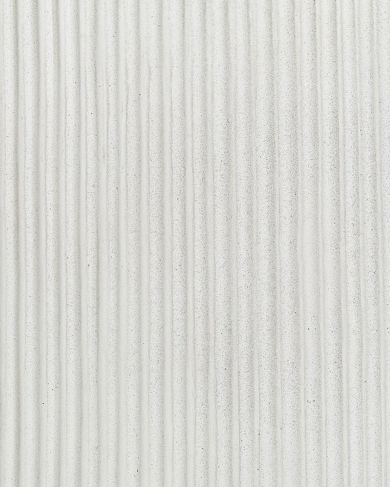 Beliani Gėlių vazonas OREOI 45 cm kreminės baltos spalvos