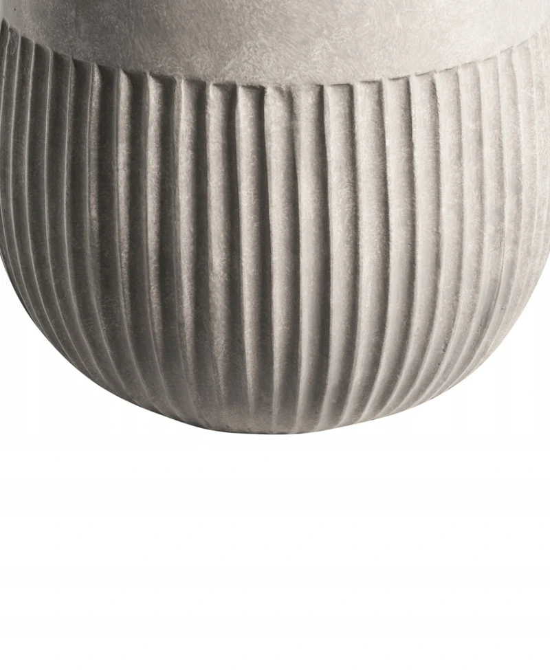Beliani PYLAROS vazonas 36 cm pilkas