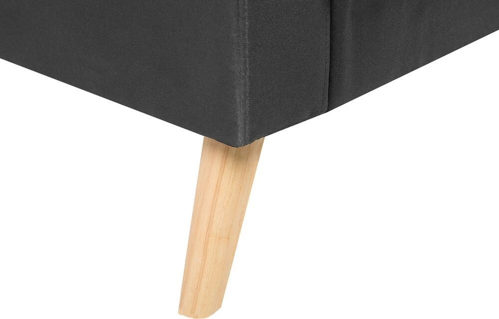 Beliani 2 vietų sofa KALMAR tamsiai pilka