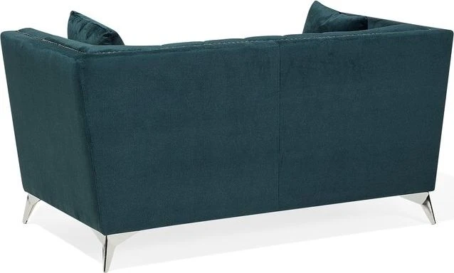 Beliani 2 vietų sofa GAULA, veliūras, žydra