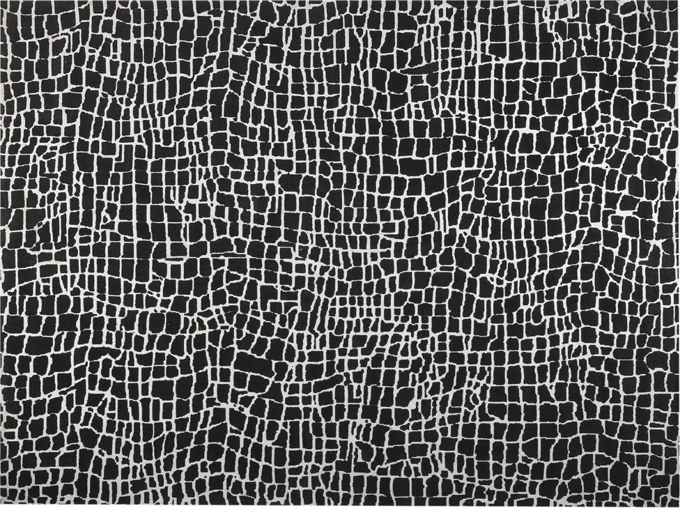 Beliani Kilimas PUNGE juodas 300 x 400 cm