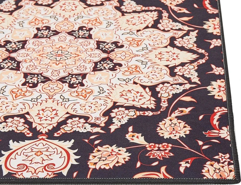 Beliani Kilimėlis ARITAS Juodas 60 x 200 cm