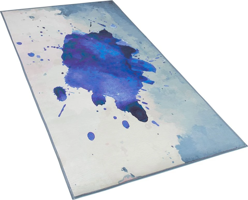 Beliani Kiliminis kilimėlis ODALAR mėlynas 80 x 150 cm