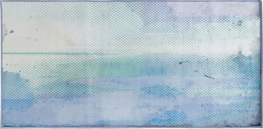 Beliani Kilimas SUSUZ mėlynas 80 x 150 cm