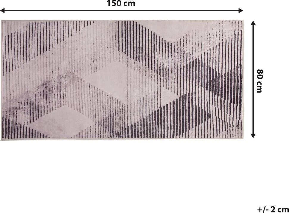 Beliani Kilimas KALE rožinis 80 x 150 cm