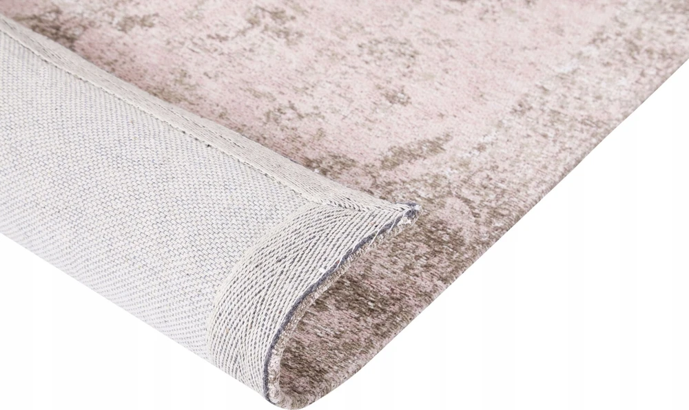 Beliani Kilimas MATARIM rožinis 160 x 230 cm medvilnė