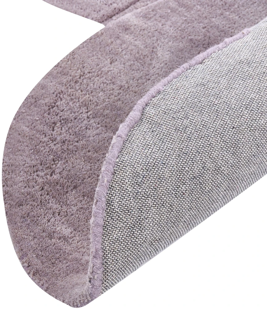 Beliani Kilimas KOKKINI violetinis ø 140 cm, vilna