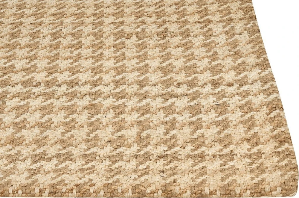 Beliani Kilimas ARAPTEPE smėlio spalvos 160 x 230 cm džiutas