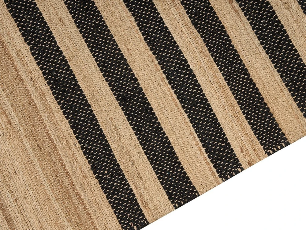 Beliani Kilimas ERICEK smėlio spalvos 160 x 230 cm džiutas