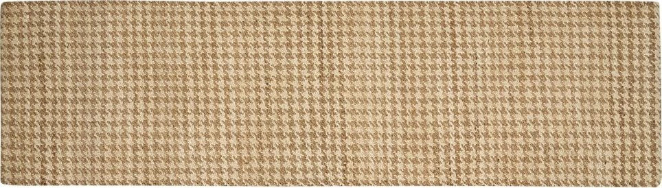 Beliani Kilimas ARAPTEPE Smėlio spalvos 80 x 300 cm džiutas