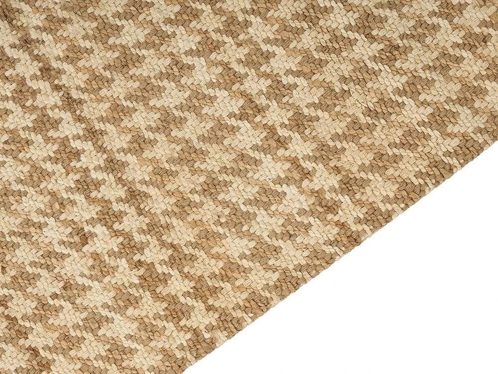 Beliani Kilimas ARAPTEPE Smėlio spalvos 80 x 300 cm džiutas