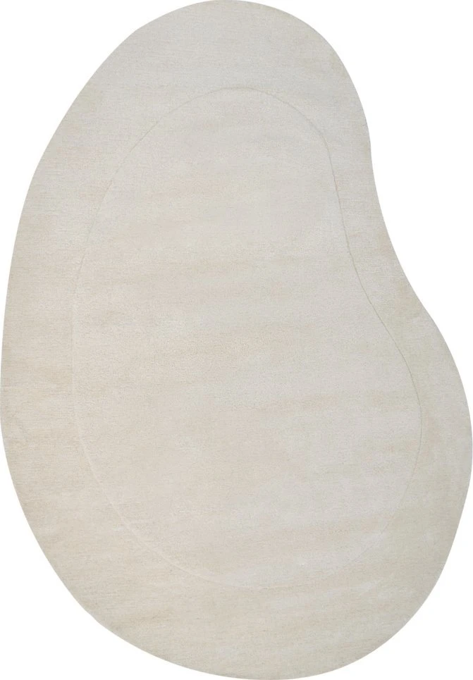 Beliani Kilimas MASSO šviesiai smėlio spalvos 160 x 230 cm viskozė