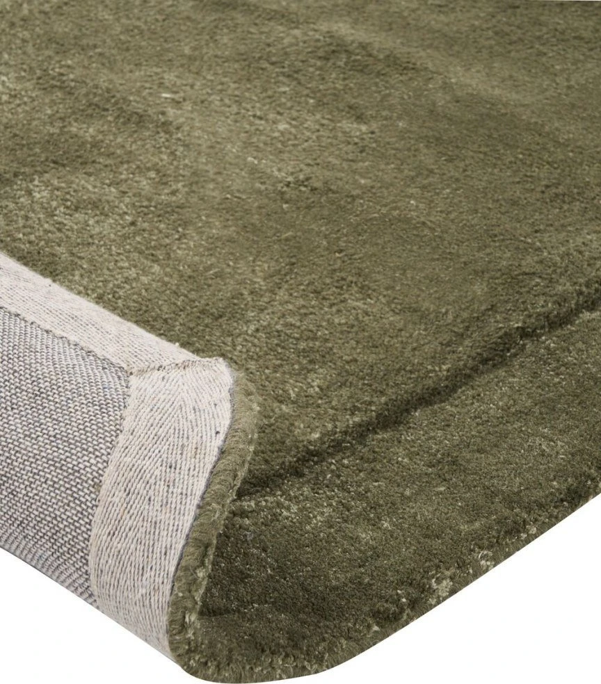 Beliani Kilimas BERANI tamsiai žalias 80 x 250 cm viskozė