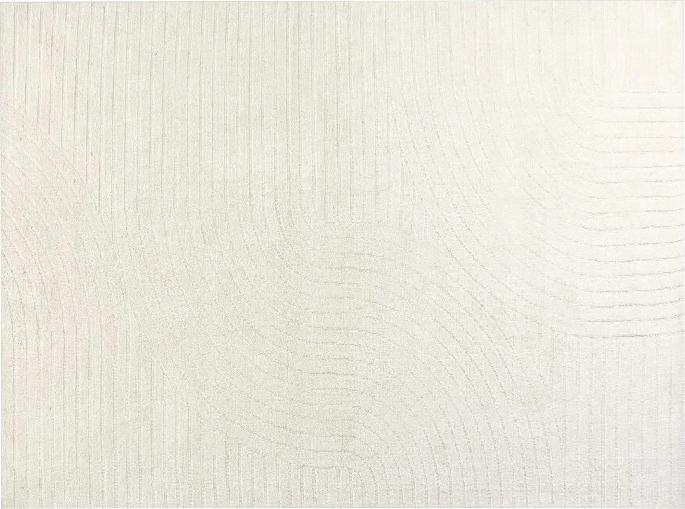 Beliani Kilimas DAGARI smėlio spalvos 300 x 400 cm vilna
