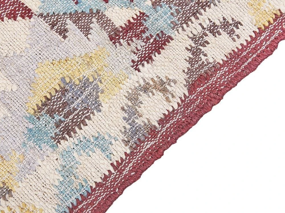 Beliani Kilim FENER spalvotas 140 x 200 cm džiuto