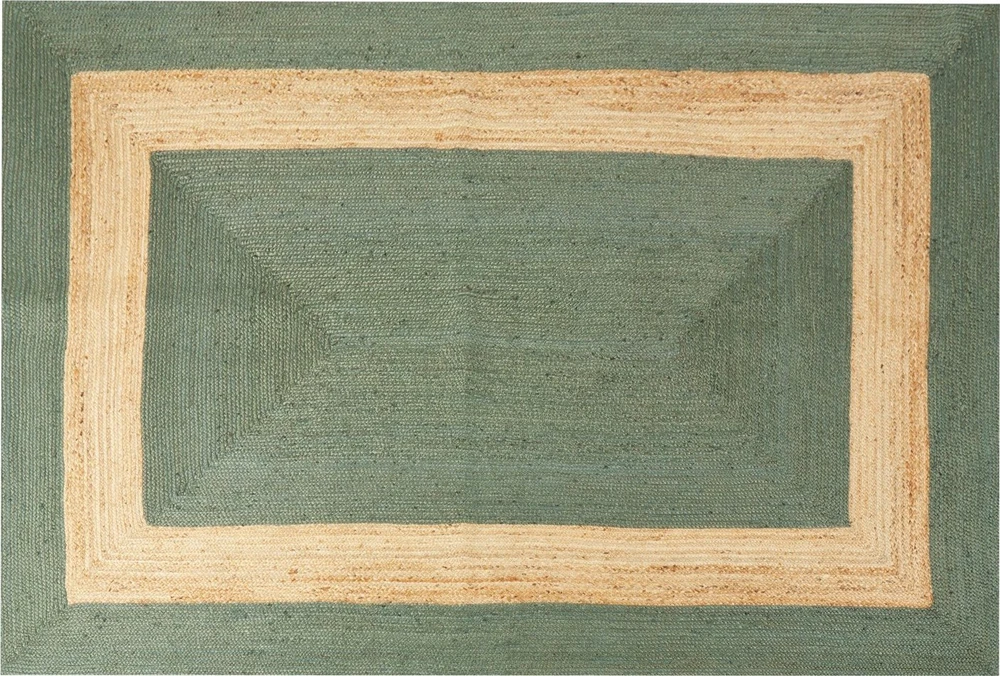 Beliani Kilimas KARAKUYU žalias 200 x 300 cm Džiutas