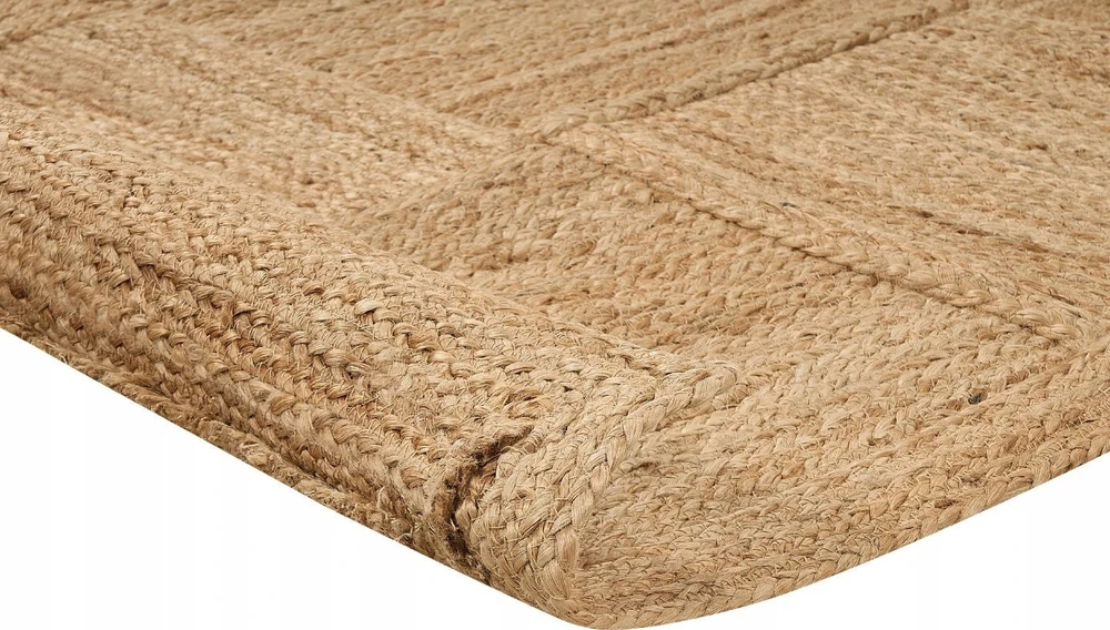 Beliani Kilimas ESENTEPE smėlio spalvos 300 x 400 cm džiutas