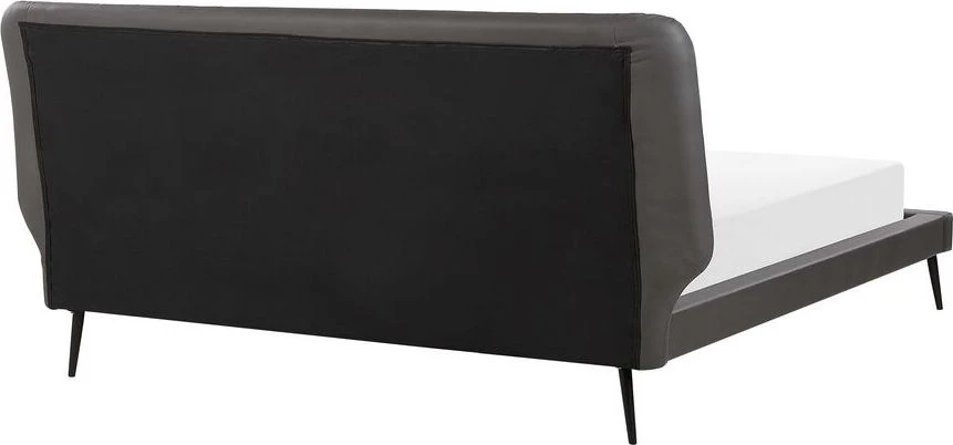 Beliani Eko odos lova ESSONNE 180 x 200 cm pilka