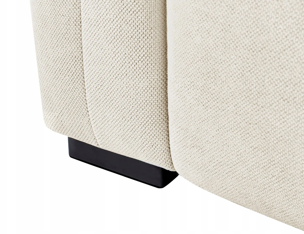 Beliani Trivietė sofa FAUSKAN šviesiai smėlio spalvos