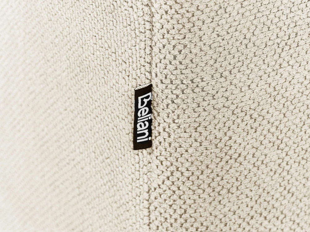 Beliani Trivietė sofa FAUSKAN šviesiai smėlio spalvos