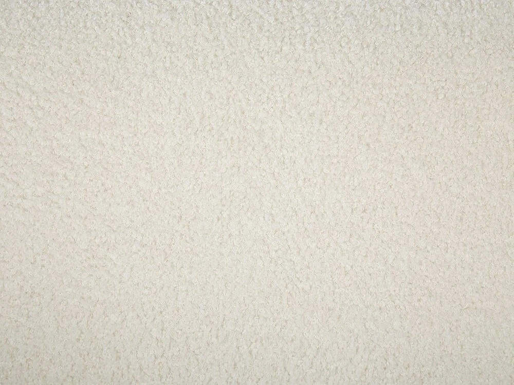 Fotelis Beliani Fotel LOEN Boucle baltas