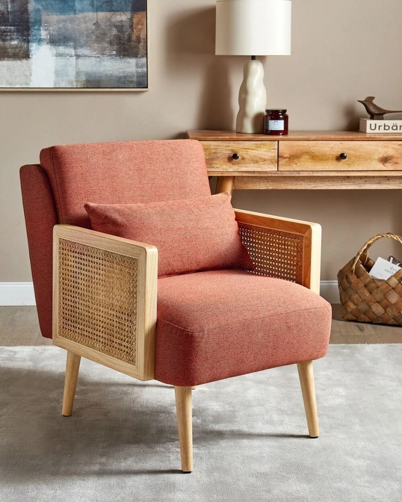 Fotelis Beliani Fotelė ORUM oranžinė