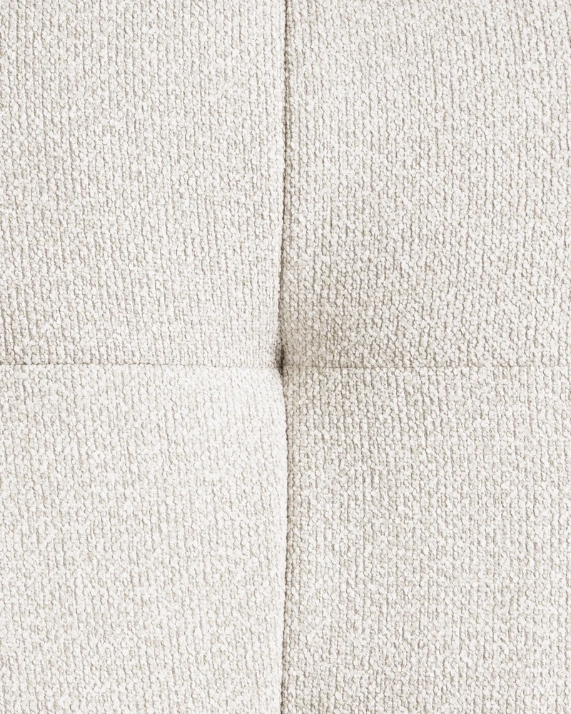 Sofa Beliani Besisukantis krėslas MOLLE II su kojų atrama, šviesiai smėlio spalvos