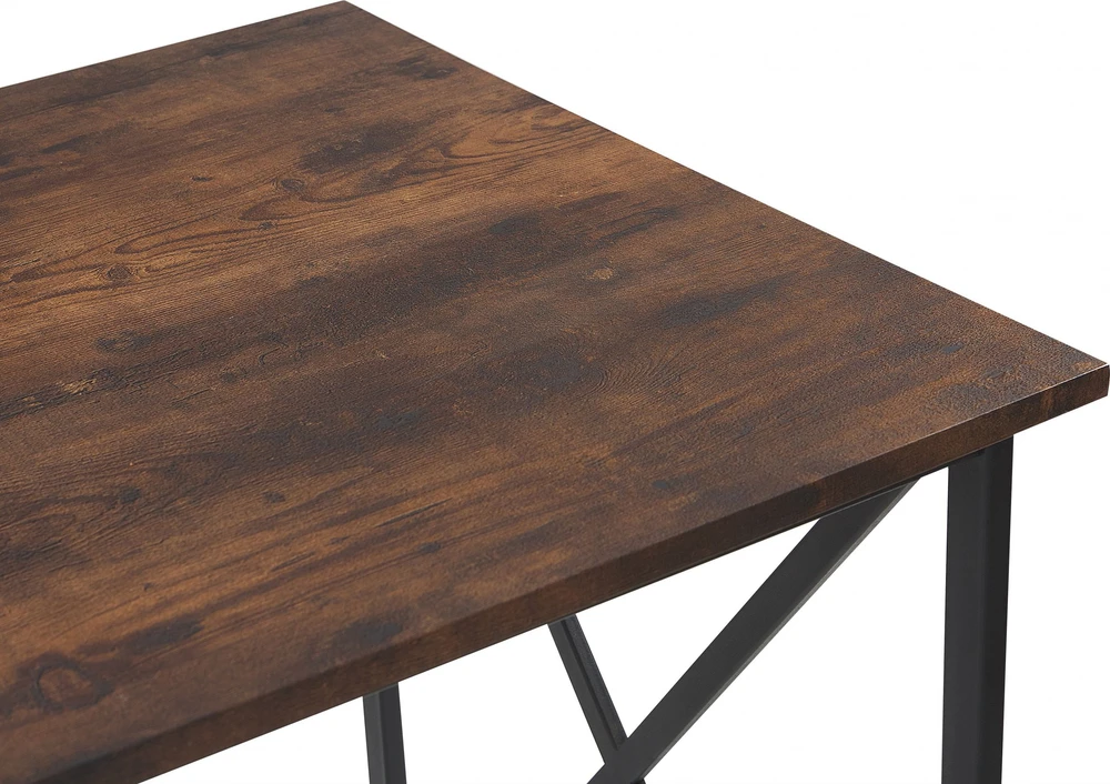 Beliani Rašomasis stalas FUTON, tamsiai rudas, 115 cm x 60 cm