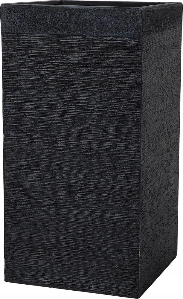 Beliani Gėlių vazonas DION 40 cm juodas