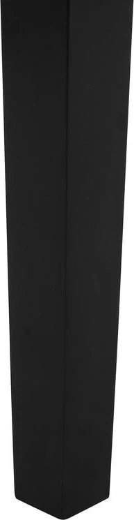Beliani Valgomojo stalas GEORGIA juodas 150 cm 90 cm medis