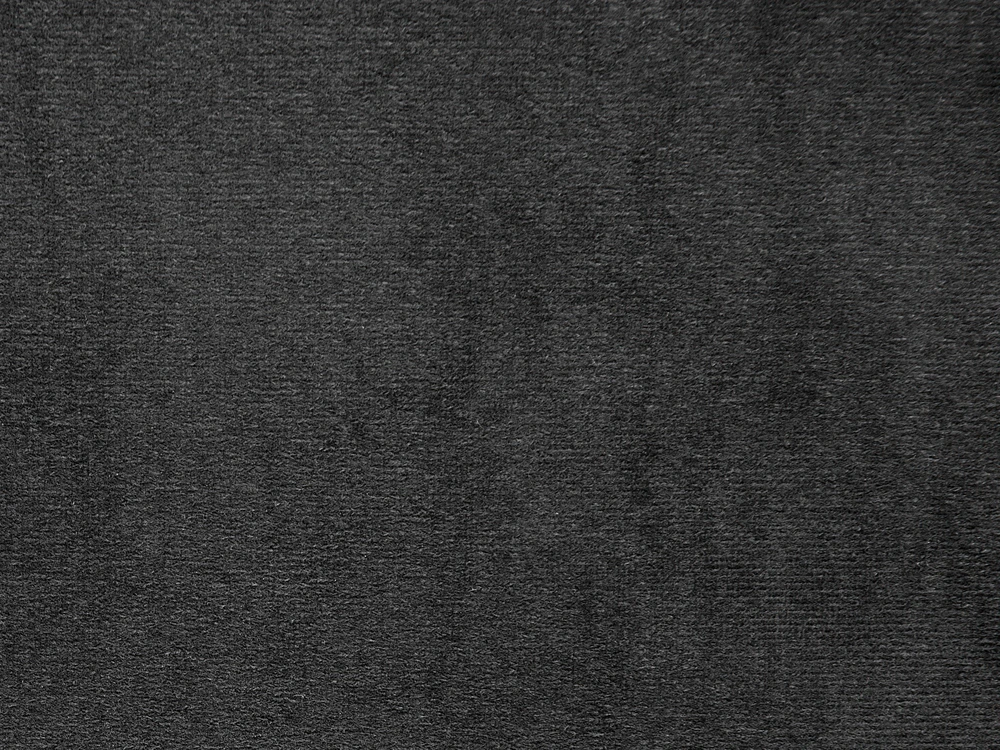 Beliani Trivietė sofa BORNHOLM, veliūrinė, juoda