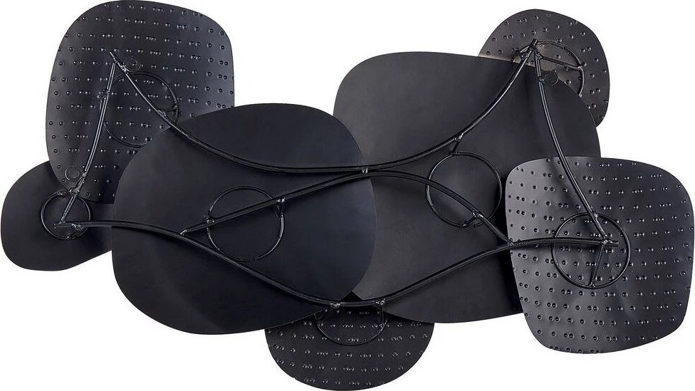 Beliani Sieninė dekoracija HAFNIUM Metal 48 cm auksinė
