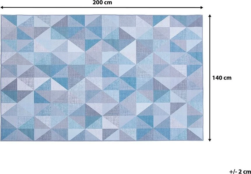 Beliani Kilimas KARTEPE, spalvotas, 140 x 200 cm