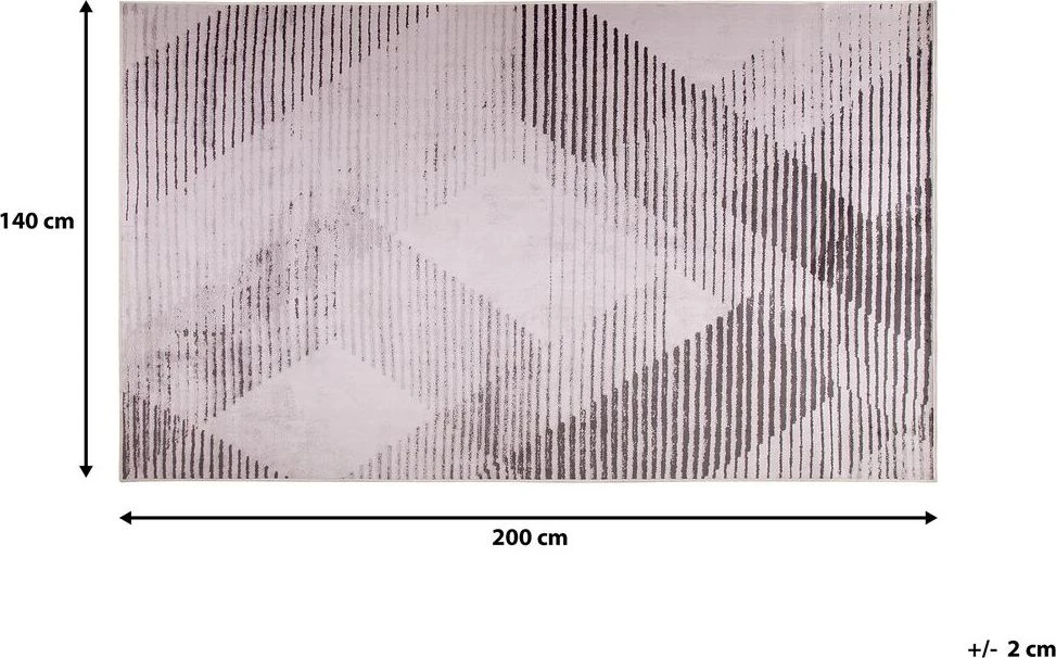 Beliani Kilimas KALE rožinis 140 x 200 cm