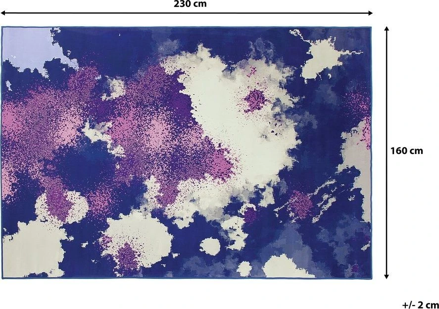 Beliani Kilimas KADIRLI spalvotas 160 x 230 cm