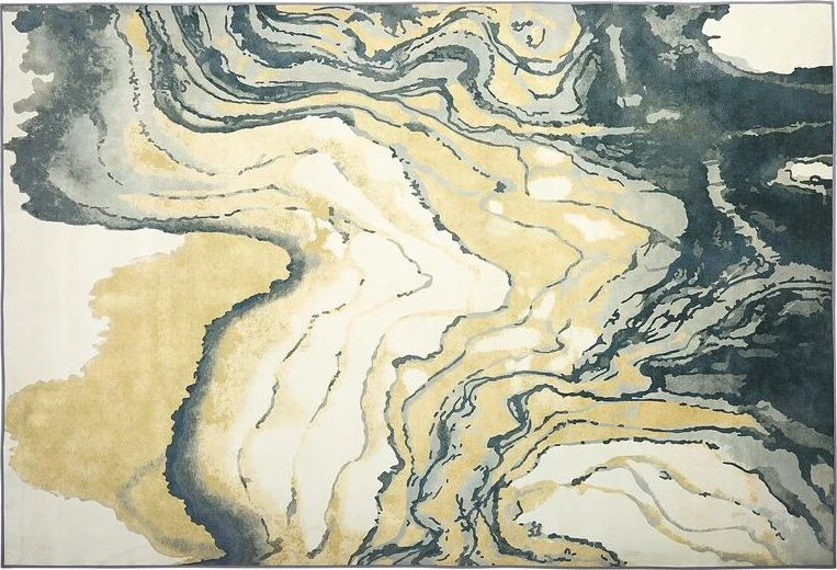 Beliani Kilimas GEBZE mėlynas 160 x 230 cm