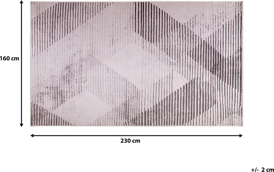 Beliani Kilimas KALE rožinis 160 x 230 cm