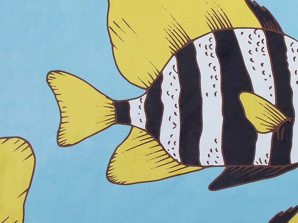 Beliani Vaikiškas kilimas FIZME mėlynas 80 x 140 cm