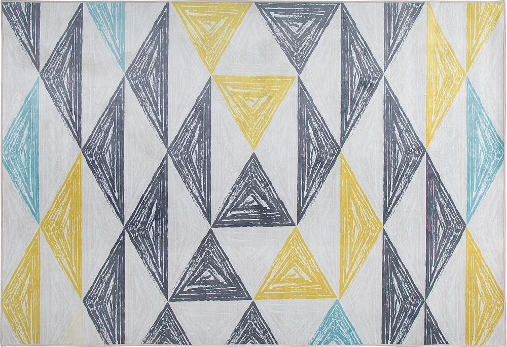 Beliani Kilimas KALEN pilkas 160 x 230 cm