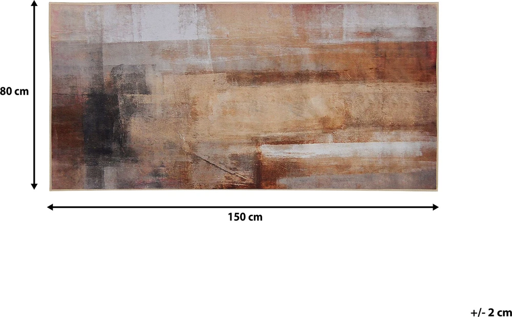 Beliani Kilimas TRABZON rudas 80 x 150 cm