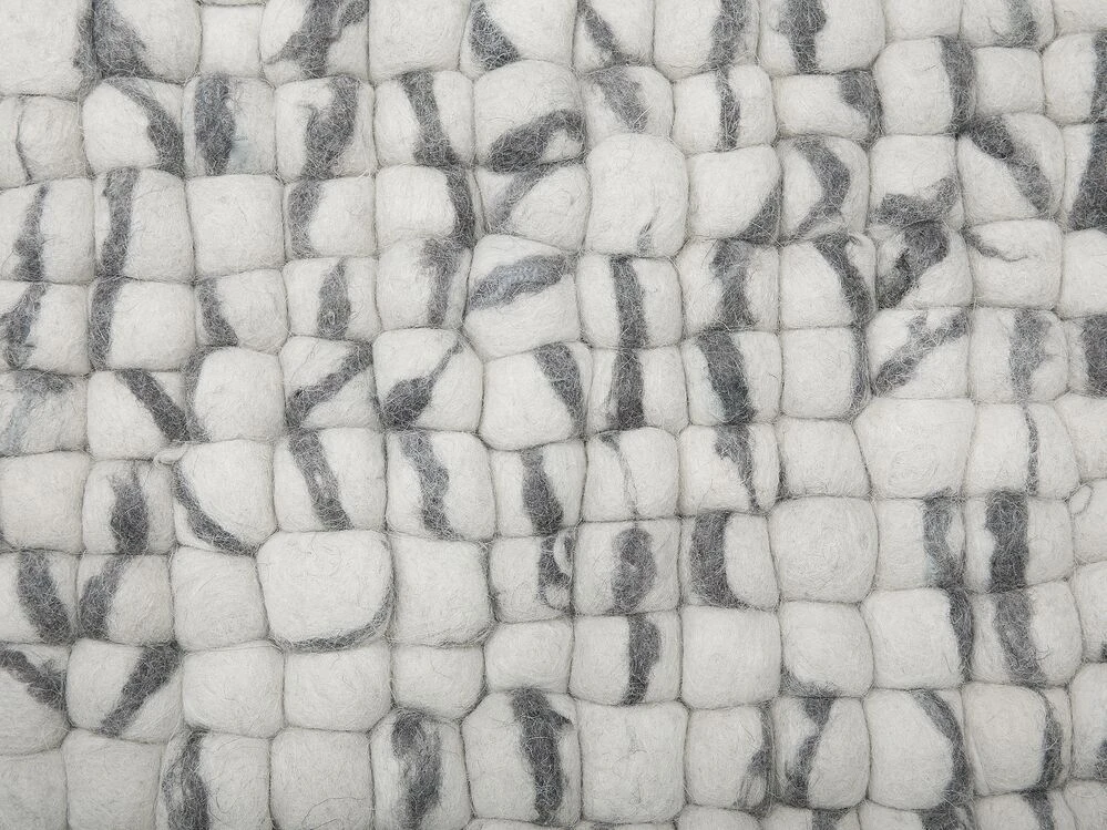 Beliani Kiliminis kilimas AMDO šviesiai pilkas 160 x 230 cm
