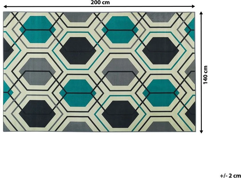 Beliani Kilim GIRESUN spalvotas 140 x 200 cm