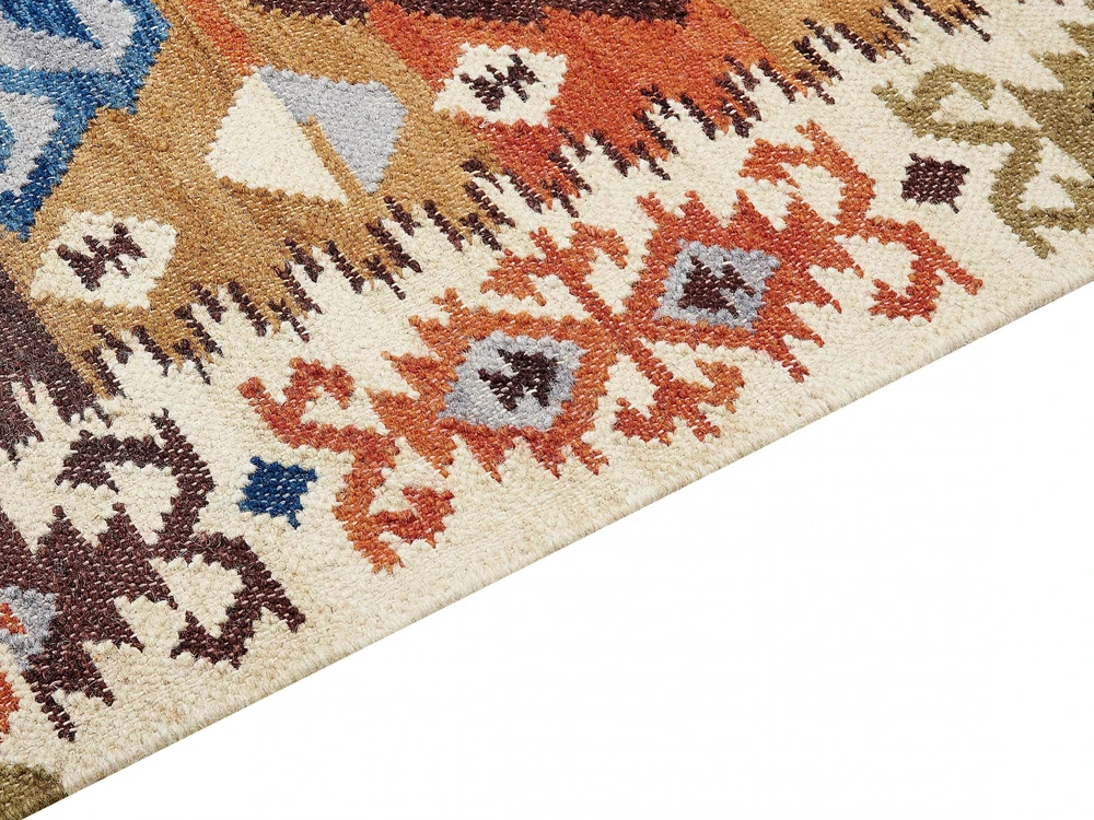 Beliani Kilim kilimas VOSKETAP spalvotas 160 x 230 cm vilnos