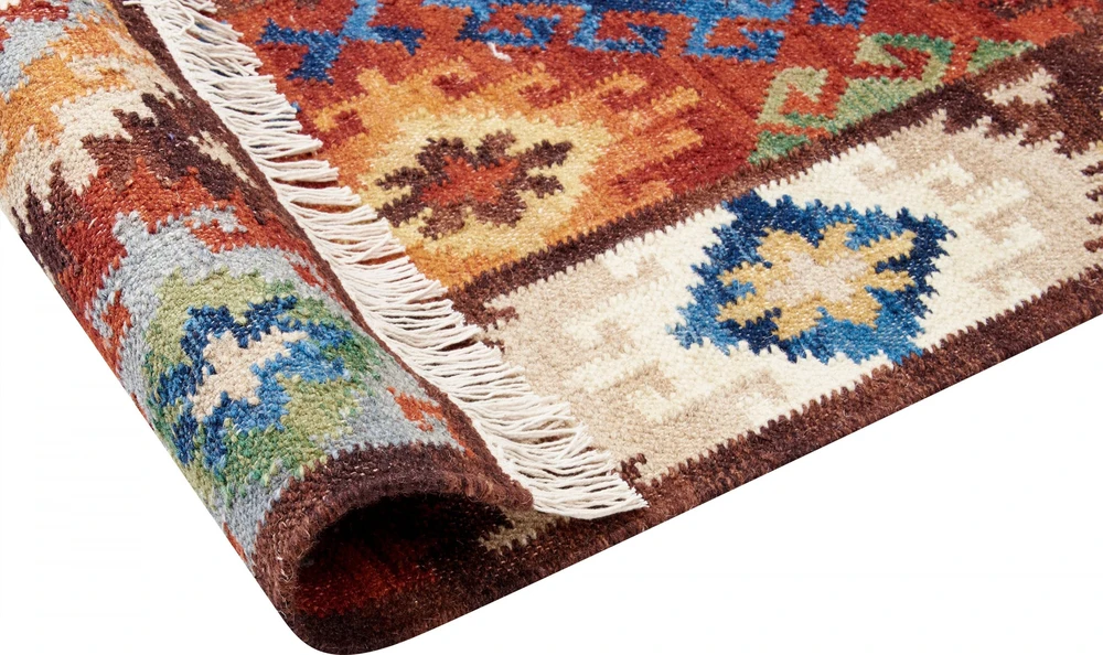 Beliani Kilimas ZOVUNI spalvotas 160 x 230 cm vilnonis kilimas