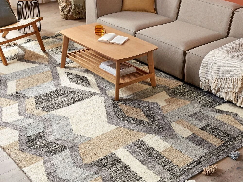 Beliani Kilimas AYGEZARD spalvotas 200 x 300 cm vilnonis kiliminis