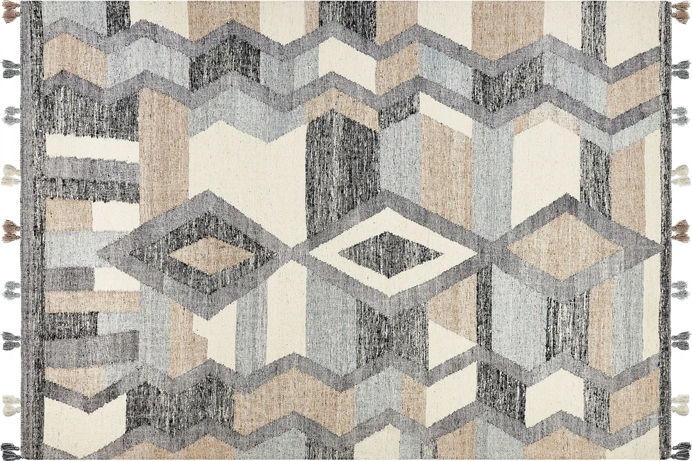 Beliani Kilimas AYGEZARD spalvotas 200 x 300 cm vilnonis kiliminis