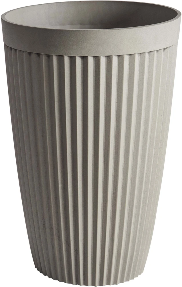 Beliani Gėlių vazonas KOLA 39 cm smėlio spalvos