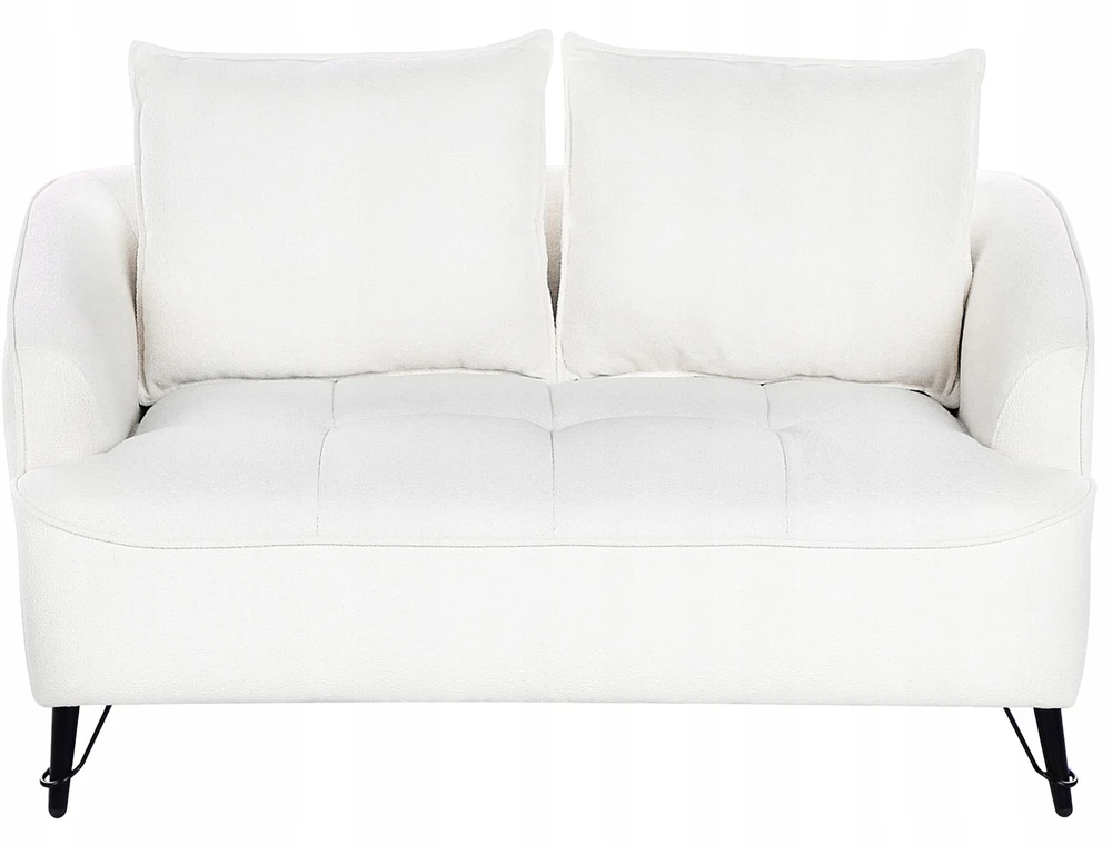 Sofa Beliani 5 vietų svetainės baldų komplektas HOBRO Boucle baltas