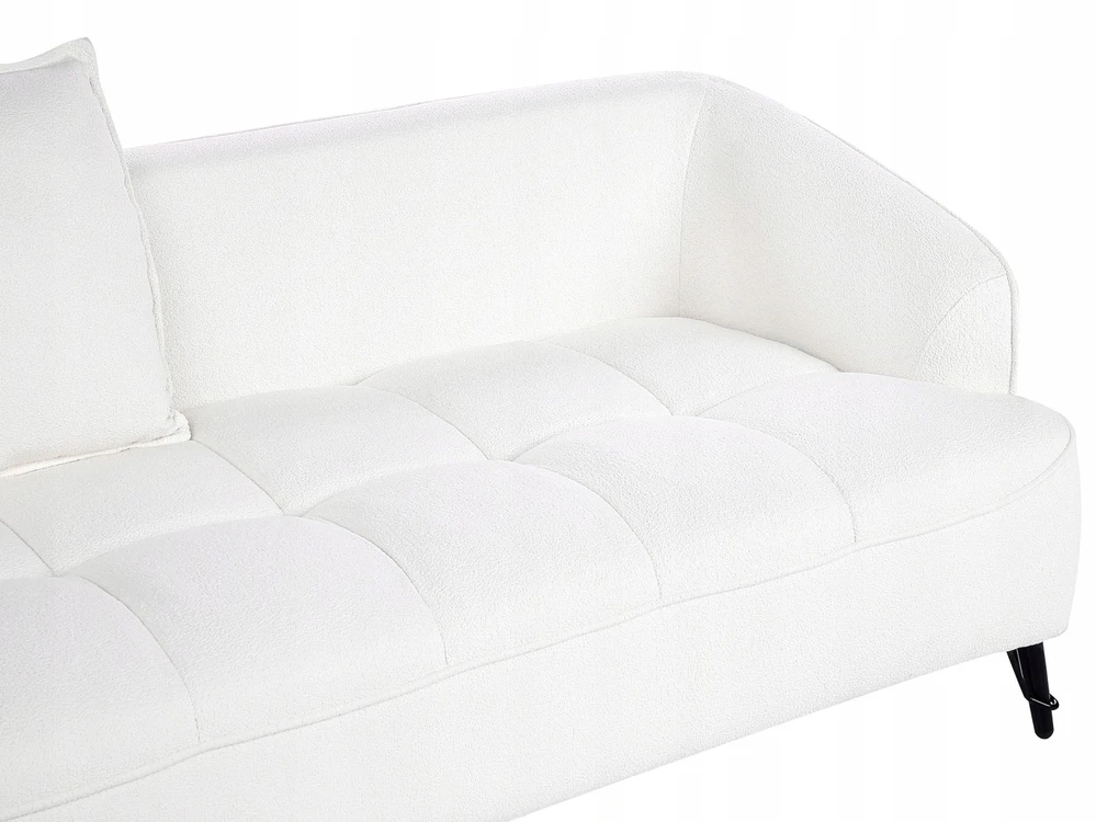 Sofa Beliani 5 vietų svetainės baldų komplektas HOBRO Boucle baltas