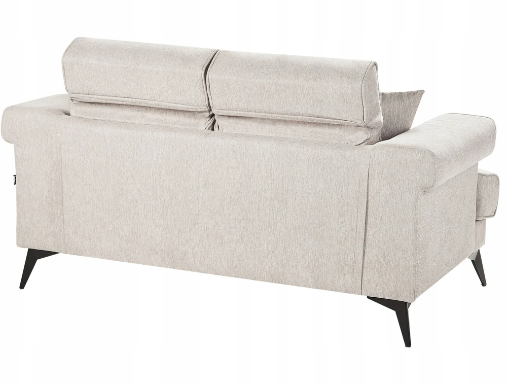 Sofa Beliani 5 vietų minkštas kampas SKIVE smėlio pilkos spalvos
